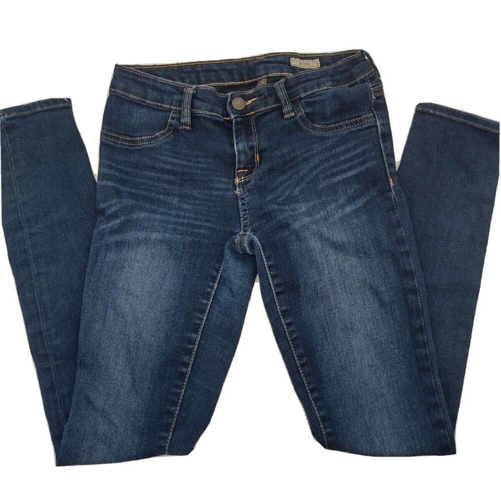 Polo Ralph Lauren Girls Skinny Jeans Legging size 14 Dark Blue